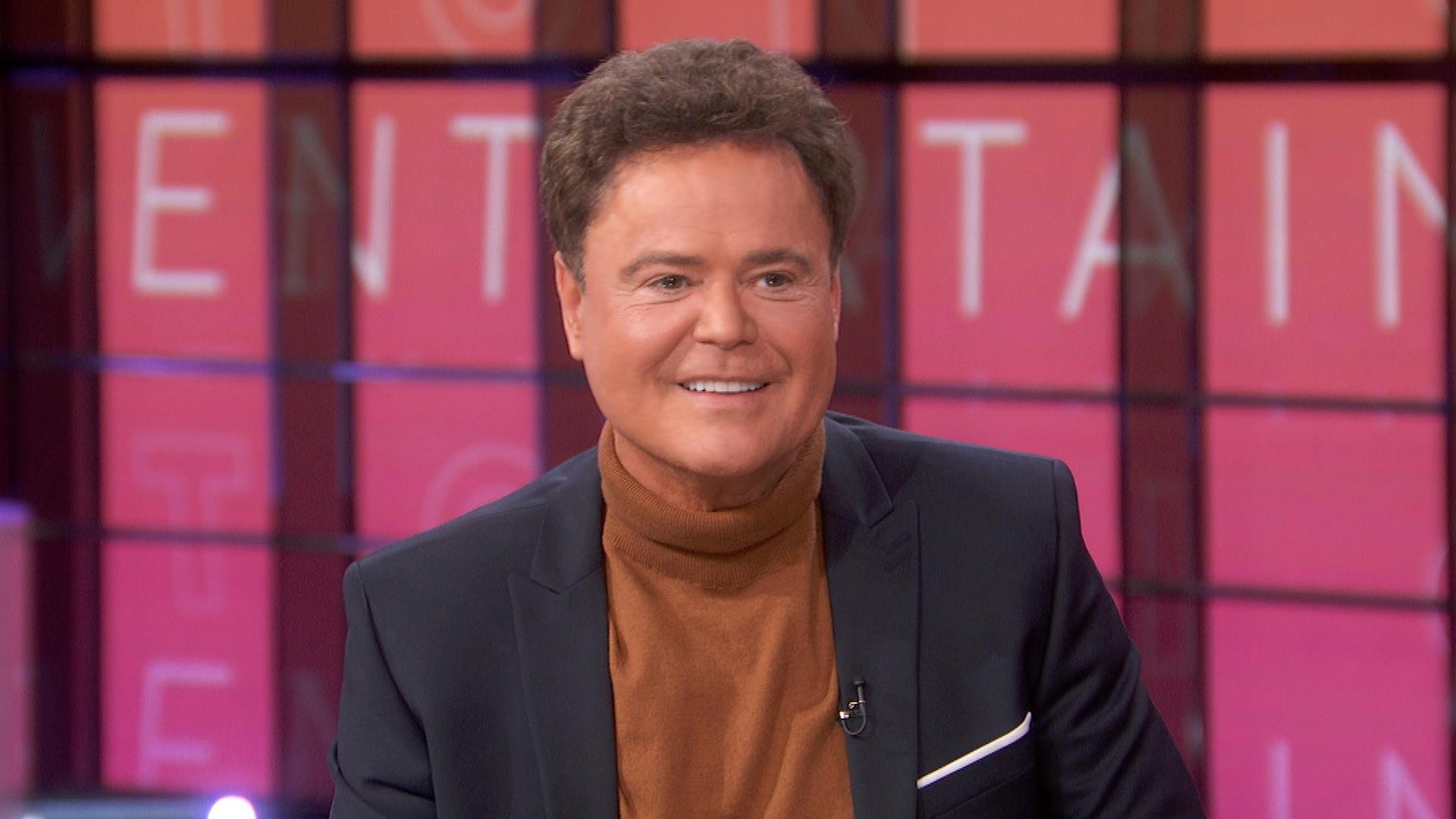 Donny Osmond Celebrates 50 Years Of Puppy Love Exclusive   ETD SHOWCLIP C01 PKG DONNY OSMOND CHAT 021722 VIDPIC 